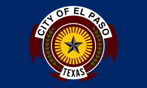 Flag of El Paso, Texas. Image created by uploa...