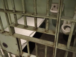 800px Recreation of Martin Luther Kings Cell in Birmingham Jail National Civil Rights Museum Downtown Memphis Tennessee USA