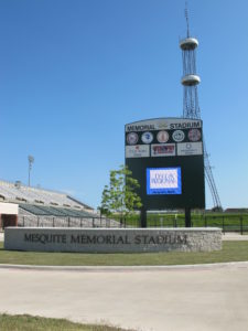 Mesquite High Schools Memorial Stadium from End Zone scaled